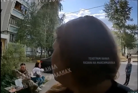 VIDEO +18 // Un rus întors de pe front aruncă o grenadă lângă doi copii, în curtea unui bloc